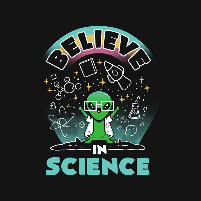 Believe In Science Alien-None-Removable Cover-Throw Pillow-tobefonseca