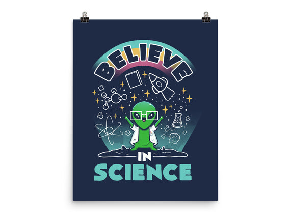 Believe In Science Alien