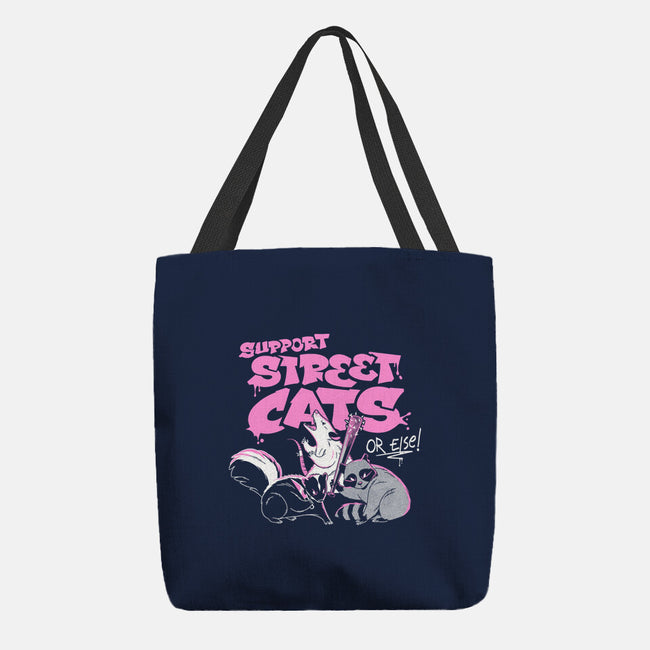 Support Street Cats Or Else-None-Basic Tote-Bag-tobefonseca