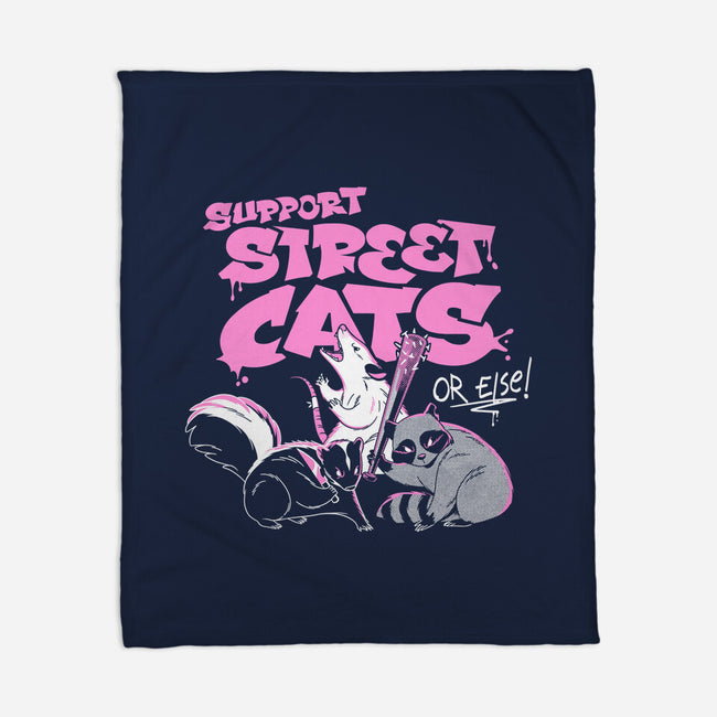 Support Street Cats Or Else-None-Fleece-Blanket-tobefonseca