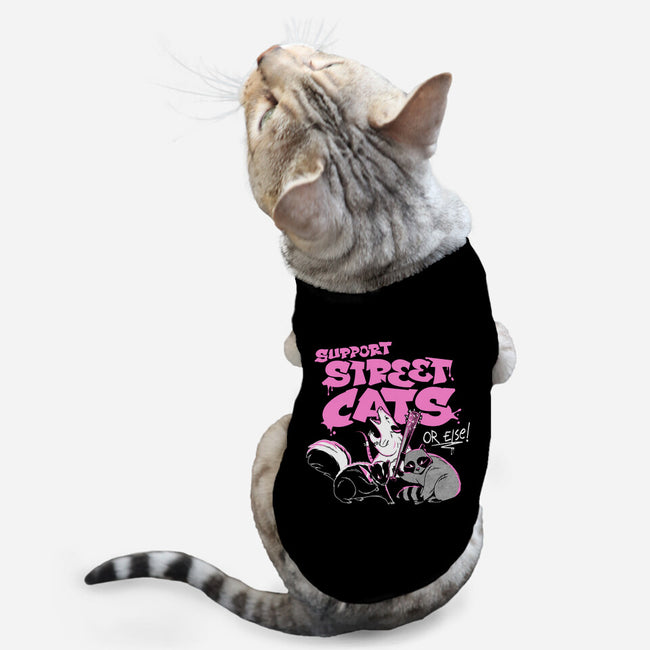 Support Street Cats Or Else-Cat-Basic-Pet Tank-tobefonseca