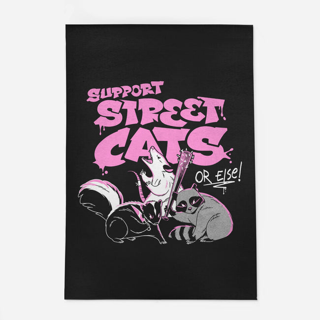 Support Street Cats Or Else-None-Outdoor-Rug-tobefonseca