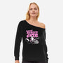 Support Street Cats Or Else-Womens-Off Shoulder-Sweatshirt-tobefonseca