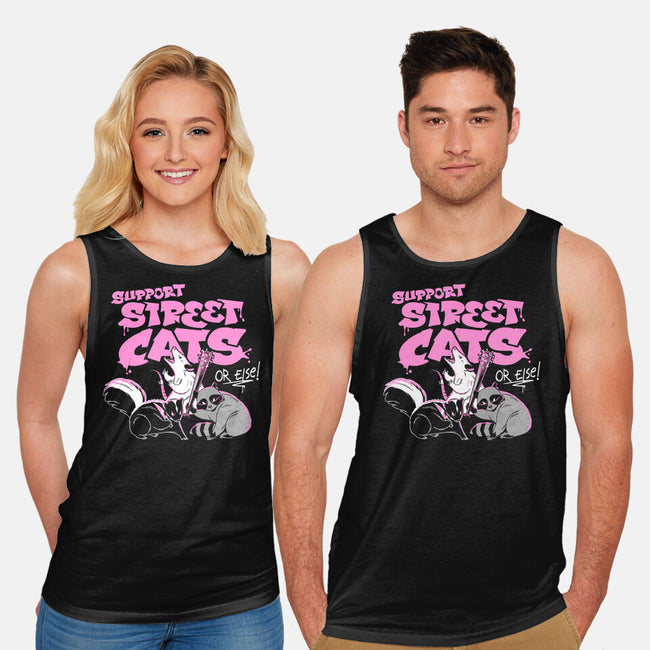 Support Street Cats Or Else-Unisex-Basic-Tank-tobefonseca