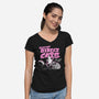 Support Street Cats Or Else-Womens-V-Neck-Tee-tobefonseca