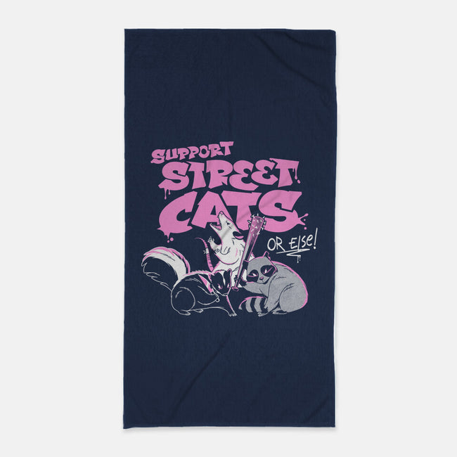 Support Street Cats Or Else-None-Beach-Towel-tobefonseca