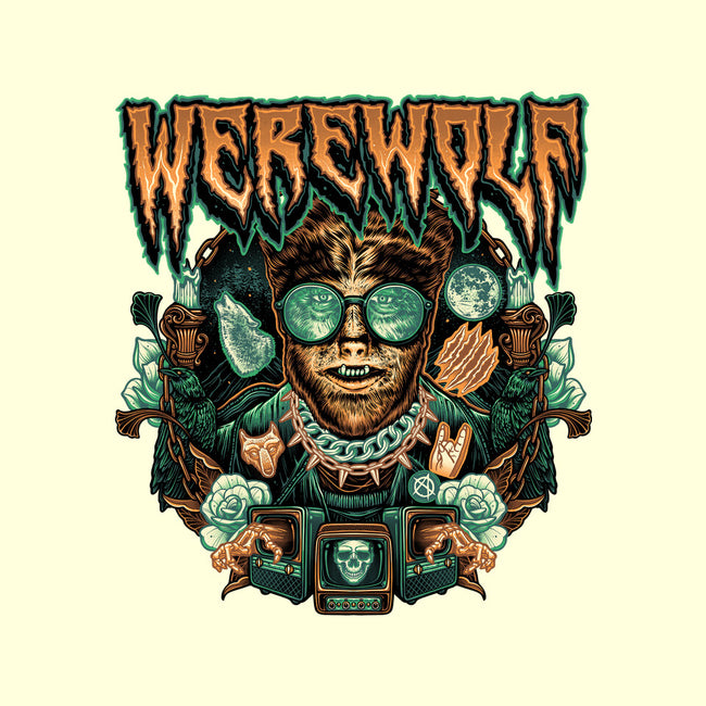 Punk Wolf-None-Stretched-Canvas-glitchygorilla