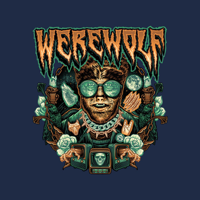 Punk Wolf-None-Outdoor-Rug-glitchygorilla