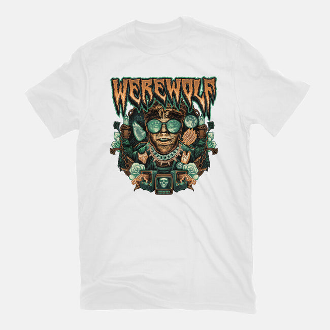 Punk Wolf-Mens-Basic-Tee-glitchygorilla