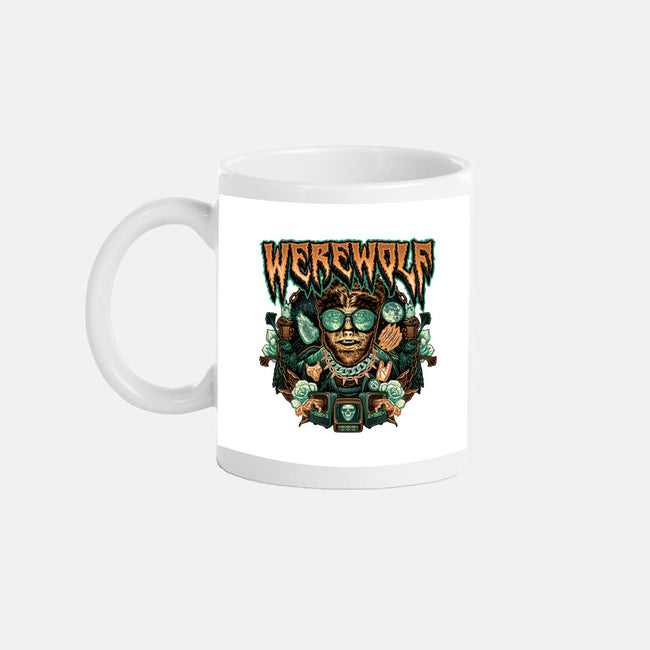 Punk Wolf-None-Mug-Drinkware-glitchygorilla