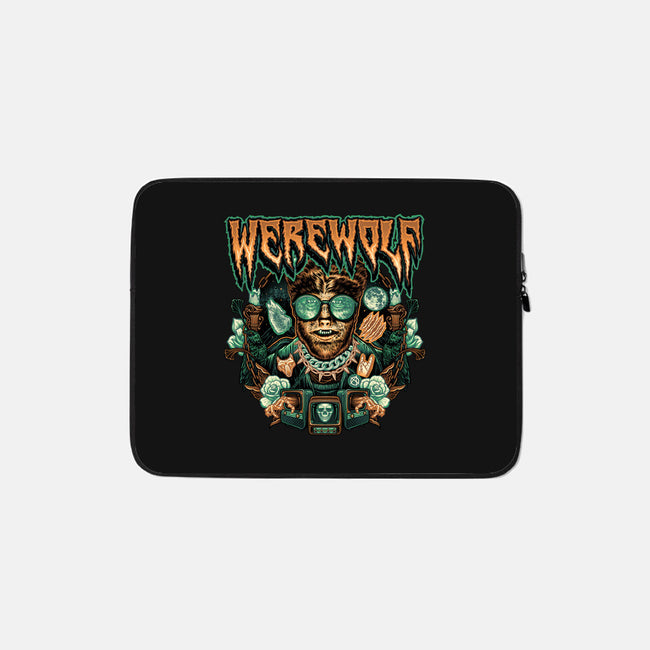 Punk Wolf-None-Zippered-Laptop Sleeve-glitchygorilla