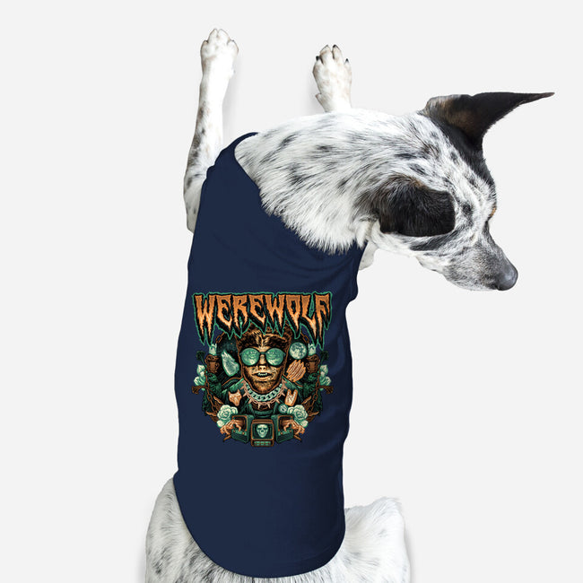 Punk Wolf-Dog-Basic-Pet Tank-glitchygorilla