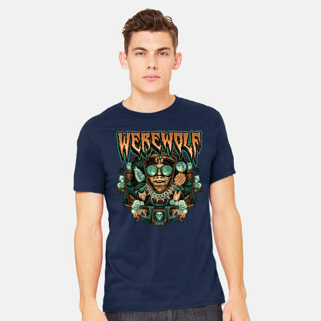 Punk Wolf-Mens-Heavyweight-Tee-glitchygorilla