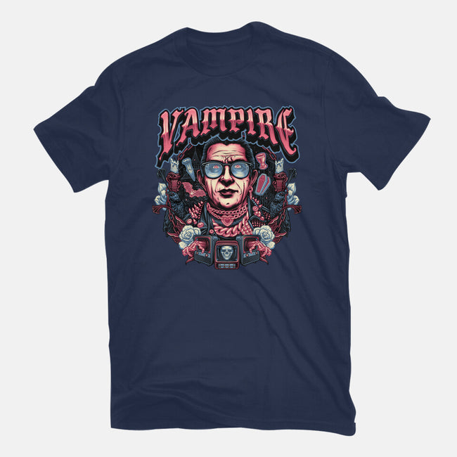 Punk Vampire-Womens-Fitted-Tee-glitchygorilla