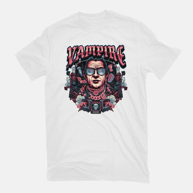 Punk Vampire-Unisex-Basic-Tee-glitchygorilla