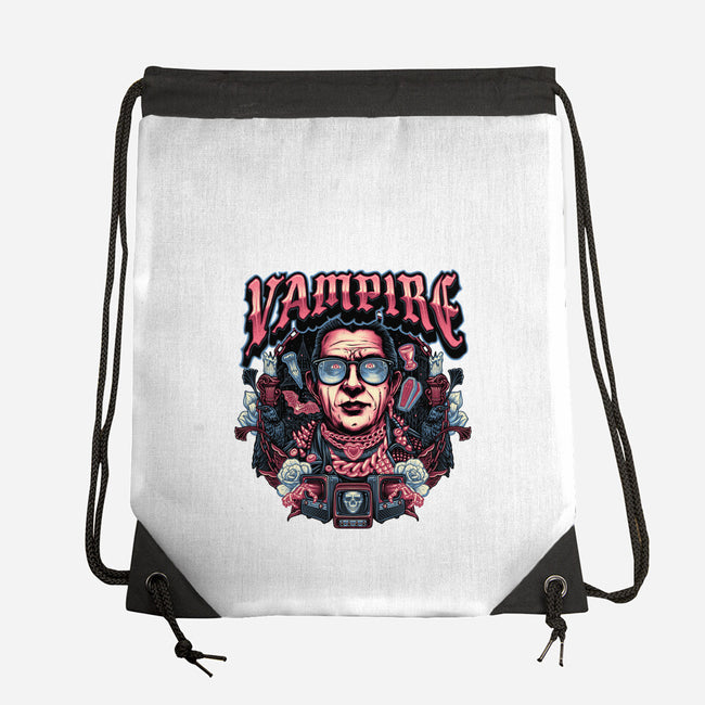 Punk Vampire-None-Drawstring-Bag-glitchygorilla