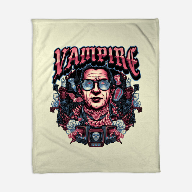 Punk Vampire-None-Fleece-Blanket-glitchygorilla