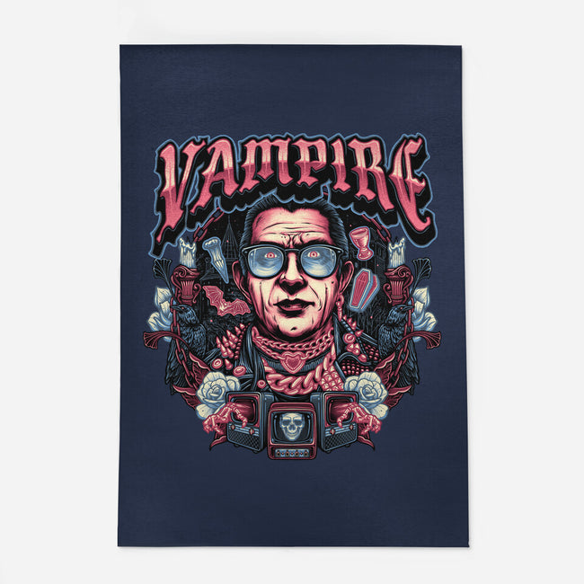 Punk Vampire-None-Outdoor-Rug-glitchygorilla