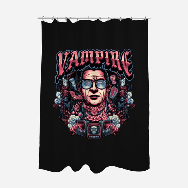 Punk Vampire-None-Polyester-Shower Curtain-glitchygorilla