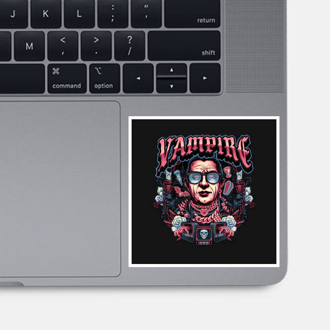 Punk Vampire-None-Glossy-Sticker-glitchygorilla