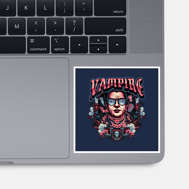 Punk Vampire-None-Glossy-Sticker-glitchygorilla