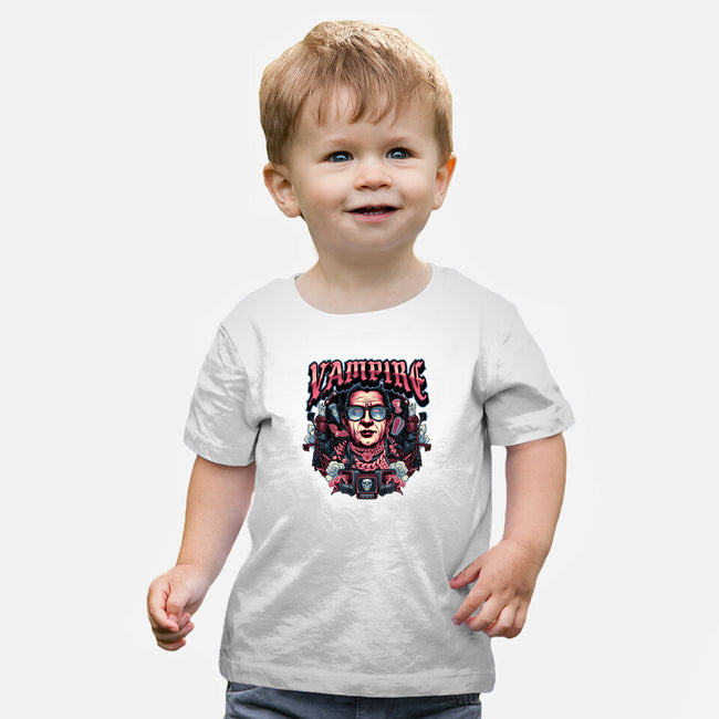 Punk Vampire-Baby-Basic-Tee-glitchygorilla