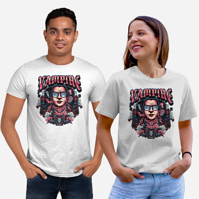 Punk Vampire-Unisex-Basic-Tee-glitchygorilla