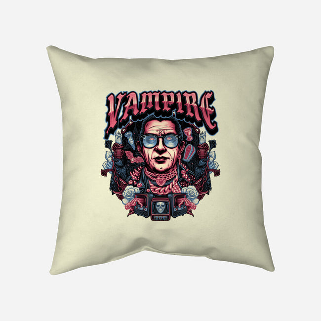 Punk Vampire-None-Non-Removable Cover w Insert-Throw Pillow-glitchygorilla