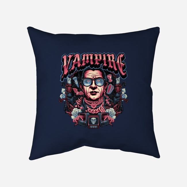 Punk Vampire-None-Non-Removable Cover w Insert-Throw Pillow-glitchygorilla