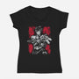 Hell Hades-Womens-V-Neck-Tee-xMorfina