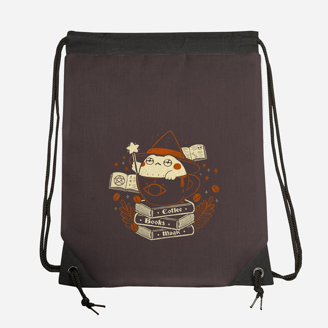 Cute Witch Frog-None-Drawstring-Bag-xMorfina