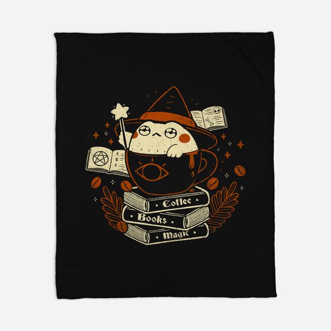 Cute Witch Frog-None-Fleece-Blanket-xMorfina