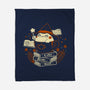 Cute Witch Frog-None-Fleece-Blanket-xMorfina