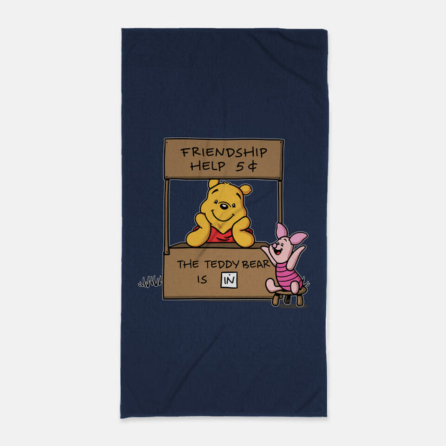 Friendship Help-None-Beach-Towel-Barbadifuoco