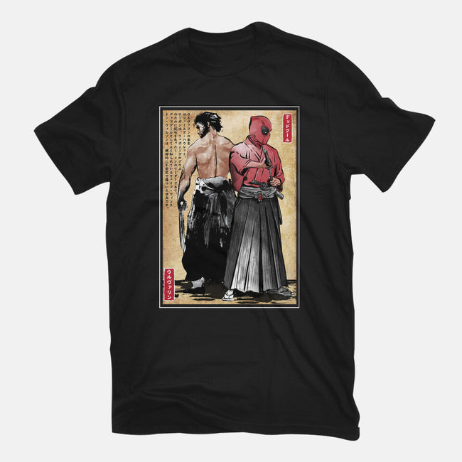 Mutant Samurai-Womens-Basic-Tee-DrMonekers