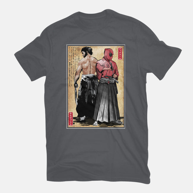 Mutant Samurai-Unisex-Basic-Tee-DrMonekers