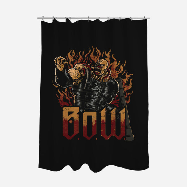 The Powerful BOW-None-Polyester-Shower Curtain-Diego Oliver