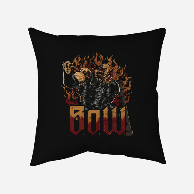 The Powerful BOW-None-Removable Cover w Insert-Throw Pillow-Diego Oliver