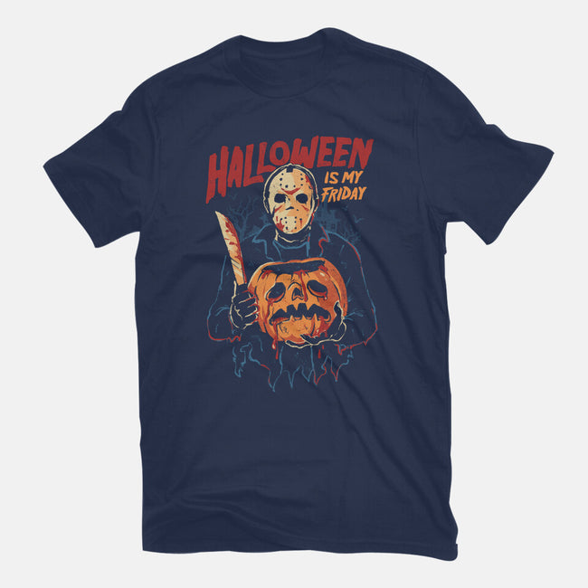 Halloween Is My Friday-Mens-Premium-Tee-eduely