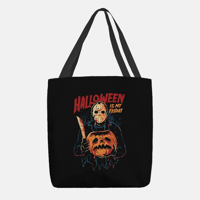 Halloween Is My Friday-None-Basic Tote-Bag-eduely