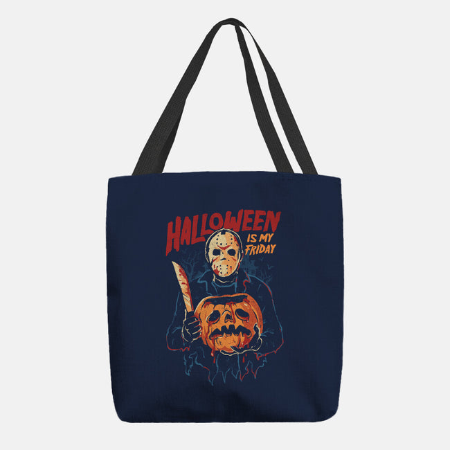 Halloween Is My Friday-None-Basic Tote-Bag-eduely