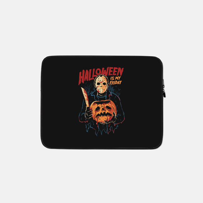 Halloween Is My Friday-None-Zippered-Laptop Sleeve-eduely