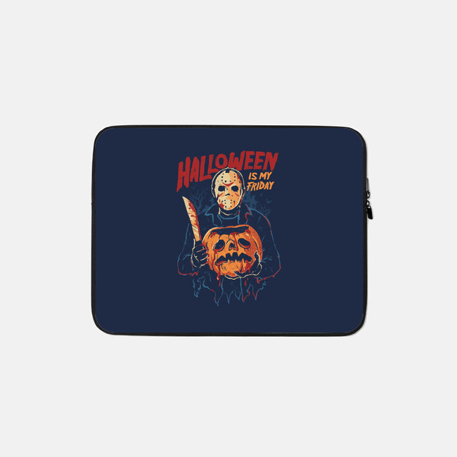 Halloween Is My Friday-None-Zippered-Laptop Sleeve-eduely