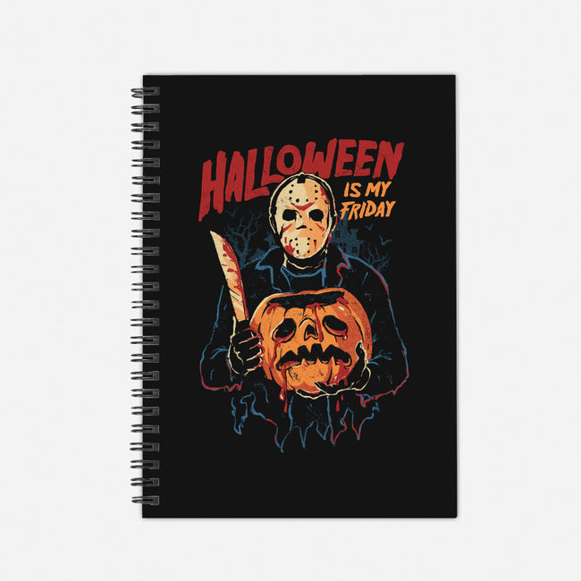 Halloween Is My Friday-None-Dot Grid-Notebook-eduely