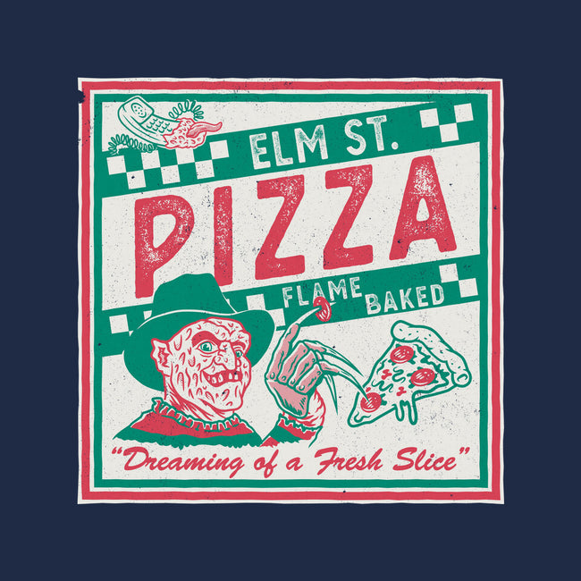 Elm St Pizza-Womens-Basic-Tee-Nemons