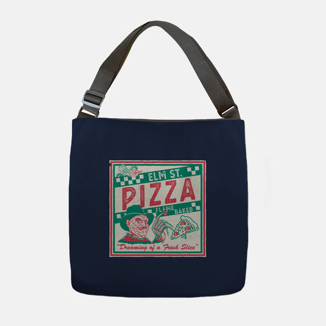 Elm St Pizza-None-Adjustable Tote-Bag-Nemons