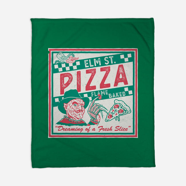 Elm St Pizza-None-Fleece-Blanket-Nemons