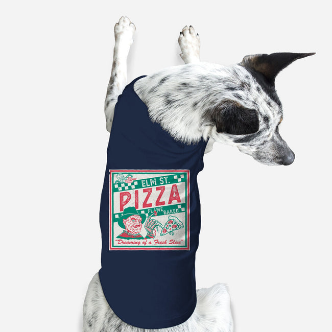 Elm St Pizza-Dog-Basic-Pet Tank-Nemons