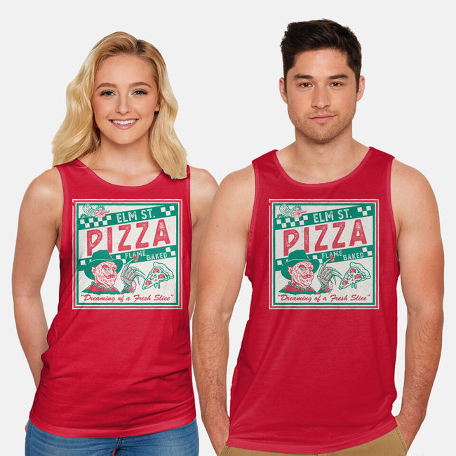 Elm St Pizza-Unisex-Basic-Tank-Nemons