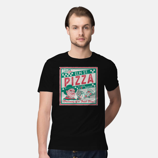 Elm St Pizza-Mens-Premium-Tee-Nemons